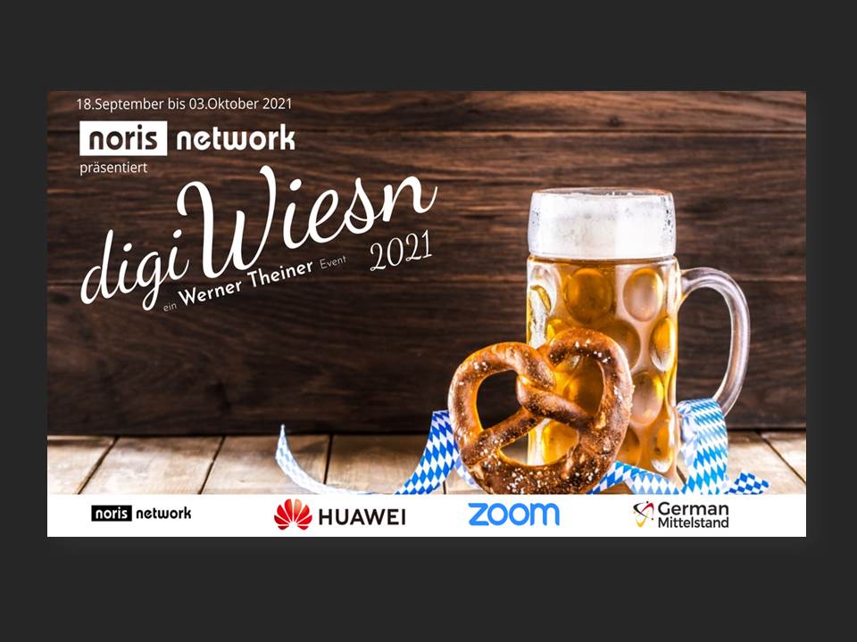 Bild: digiWiesn 2021 mit Hauptsponsor noris network (Bildrechte: noris network AG)
