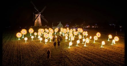 Kunstinstallation im Rahmen des GLOW Festivals 2021 Eindhoven (Copyrights: GLOW Eindhoven)