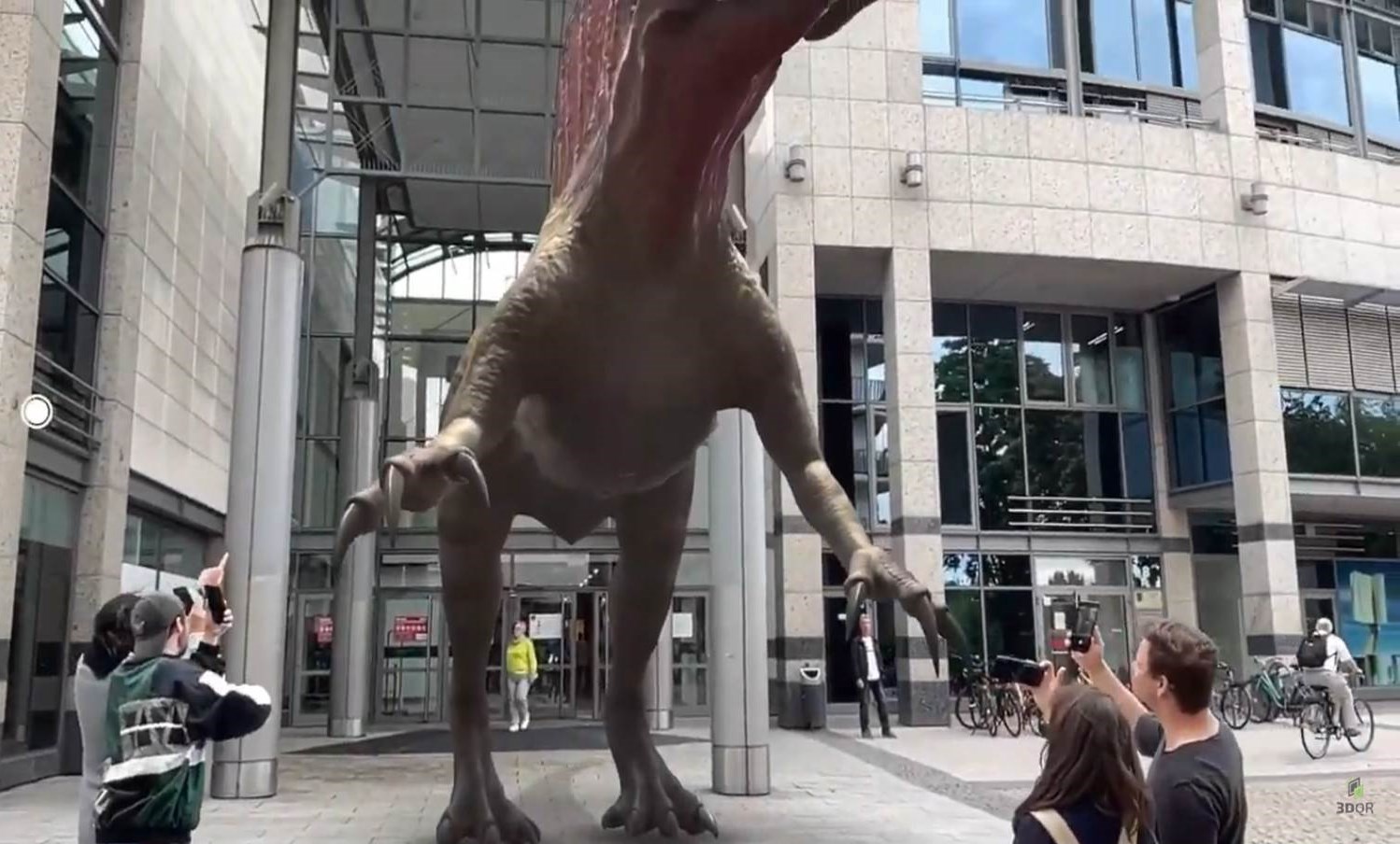 AR Locations von 3DQR – Screenshot aus dem YouTube-Video