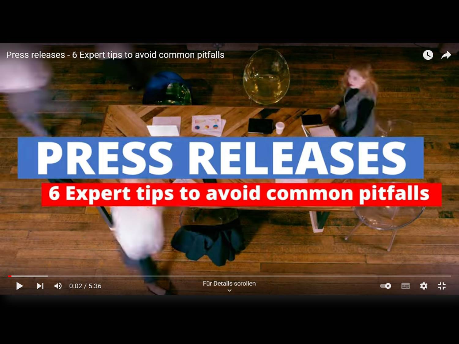Bild: Video Pressemitteilungen – wie man Fehler vermeidet. Nicht nur das Event (Programm, Location, Highlights etc.) alleine, sondern auch das gelungene Marketing rund um ein Event entscheidet, ob die Veranstaltung erfolgreich wird.  (Copyrights: EventMasterBook.de | EventMasterBook.com)
