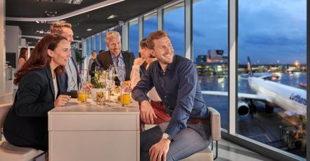 Abendveranstaltung Fraport Besucherzentrum, Bildquelle: Fraport AG