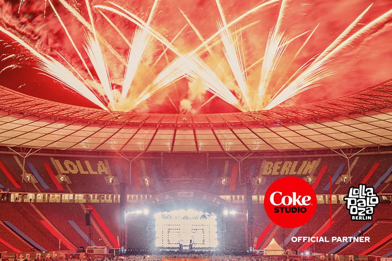 Coke Studio – OFFICIAL PARTNER Lollapalooza Berlin (Bildrechte: Coca-Cola GmbH)