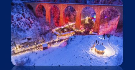 Die illuminierte Ravennaschlucht bei Hinterzarten (Bildquelle: ERGO Reiseversicherung ERV)