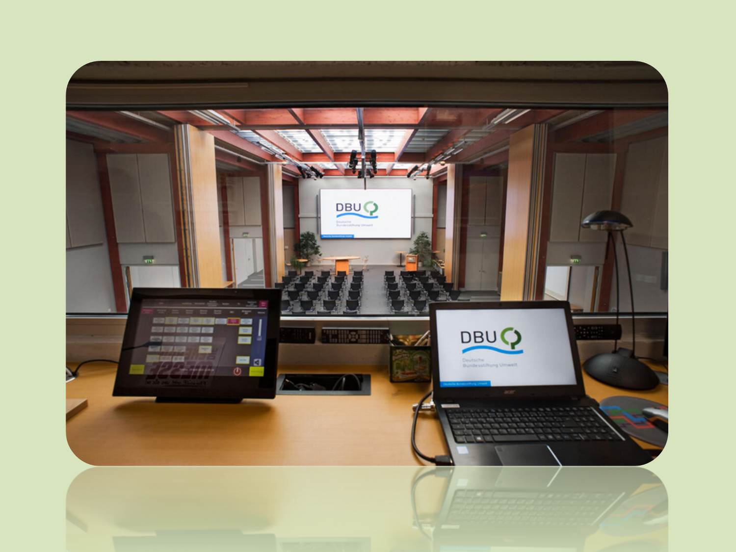 Das DBU Zentrum für Umweltkommunikation setzt bereits seit Langem konsequent auf nachhaltige Events. (Copyrights: Michael Münch/DBU)