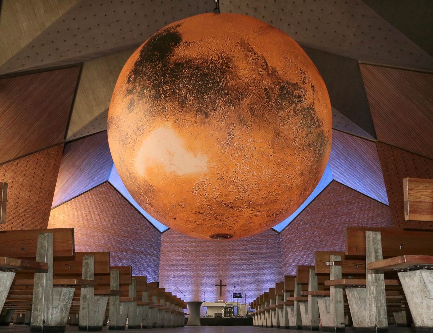 Das Mars-Modell in der Bochumer Christuskirche | Copyrights: Bochum Marketing, Andreas Molatta