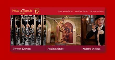 Madame Tussauds Goldene 20er Bereich am Standort Berlin. Ende September 2023 kommt die Babylon Berlin Bar hinzu.
