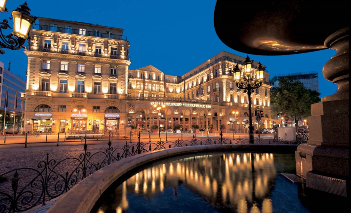 Außenansicht des Hotels Frankfurter Hof, Steigenberger Icon Gruppe. (Copyrights: Steigenberger Hotels GmbH)
