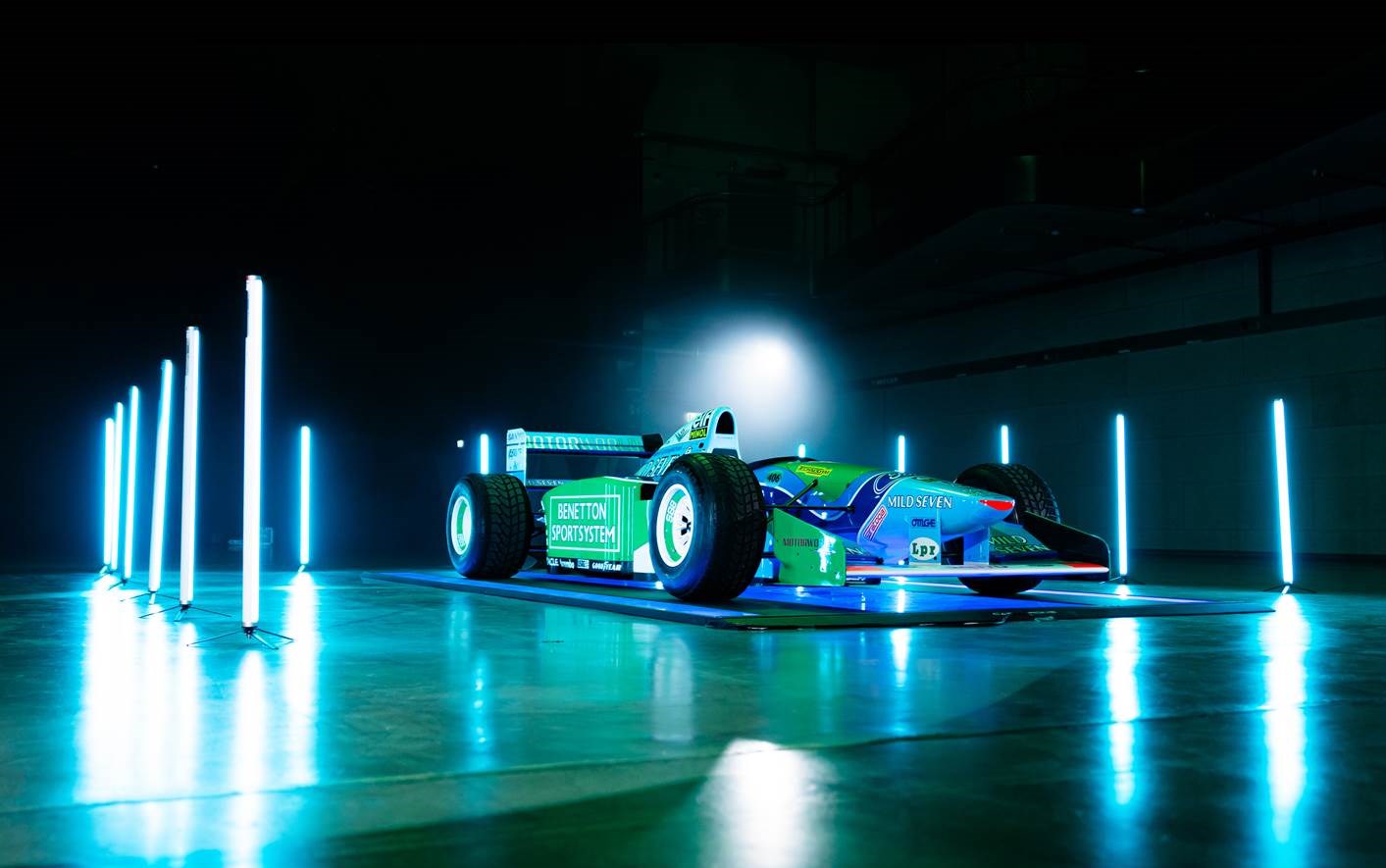 Motorworld München Formel-1 Auftakt-Event 2024 | Fire Up | Benetton Ford B194-5 (Bildrechte: Motorworld Group)