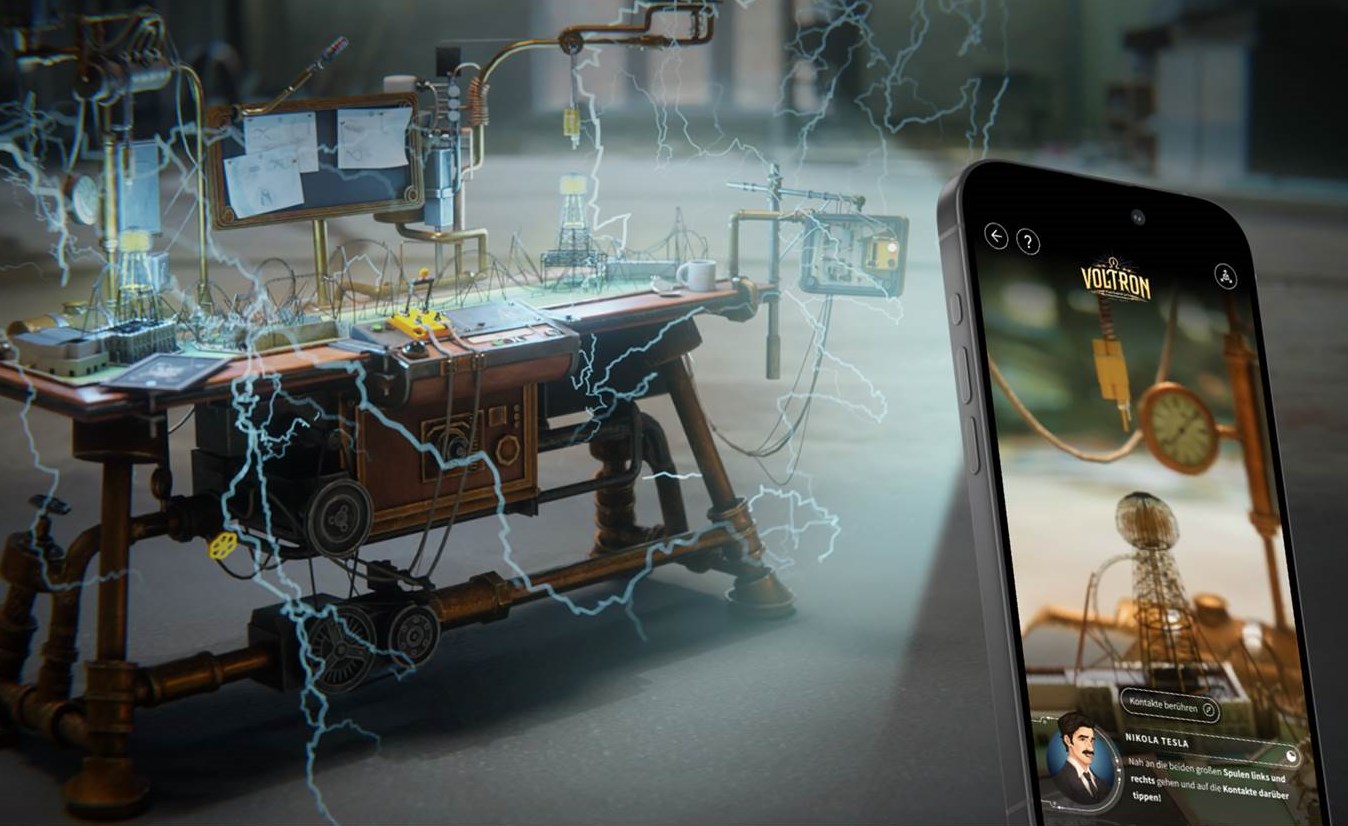 Visual der AR-Experience "Voltron ChARge" von Curious Company zur Bewerbung des "Voltron Nevera" Coasters, der neuen Attraktion im Europa-Park (Bildquelle / Bildrechte: Curious Company)