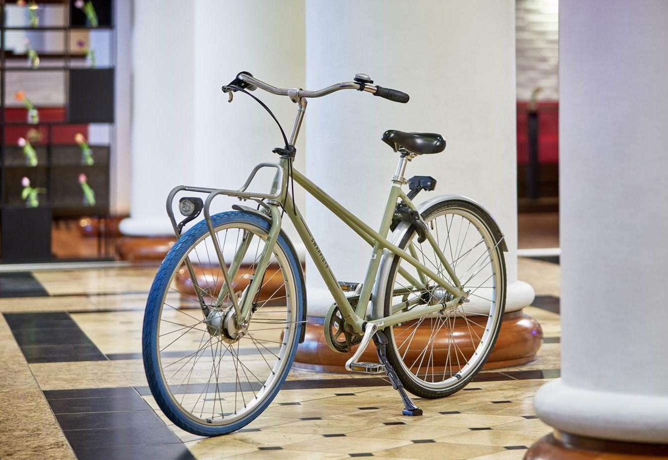Kostenfreies Leihfahrrad für Gäste des Leipzig Marriott Hotel (Foto / Copyright: Matthias Hamel)
