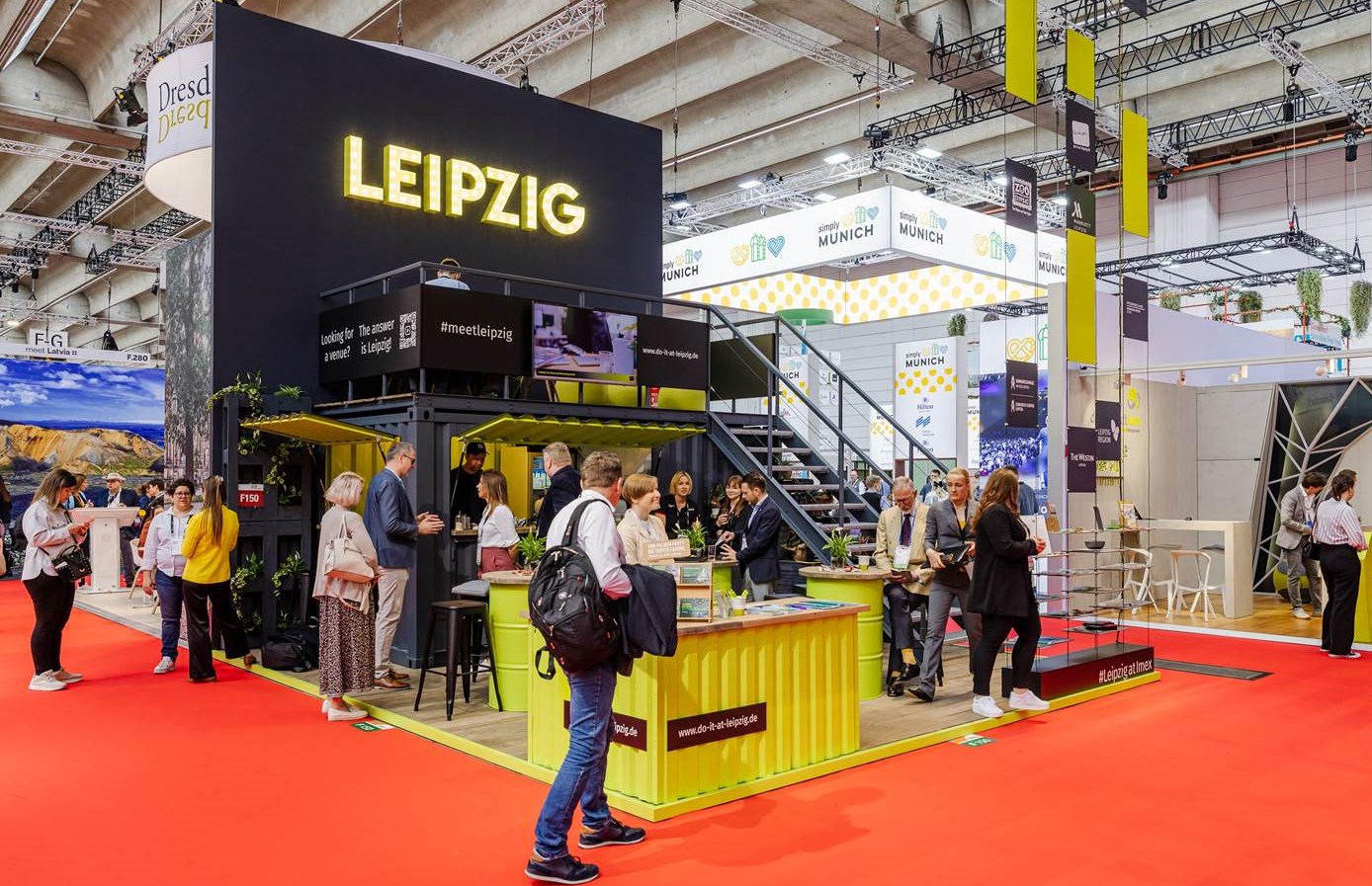 Leipzig Messestand der Kongress-Initiative - Feel the spirit, do-it-at-leipzig.de - zu sehen auf der IMEX (Foto / Copyrights: David Straßburger)