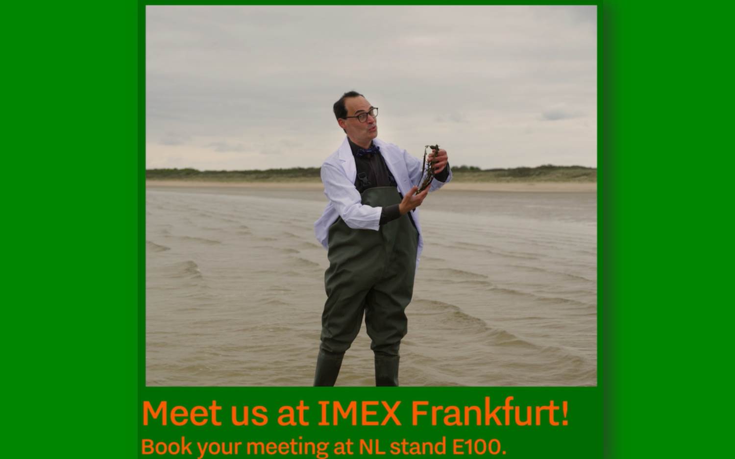 Nordsee-Algen sind die Basis für die Snacks, die es auf der IMEX 2024 in der innovativen "Dutch Seaweed Bar" des NBTC (Niederländisches Büro für Tourismus und Convention) geben wird. Bildrechte: NBTC