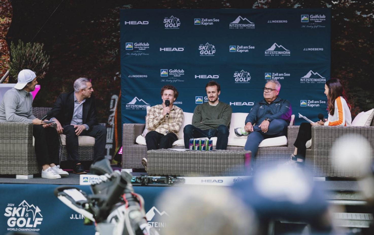 Sport und Talk bei der Ski und Golf WM 2024 in Zell am See-Kaprun (Bildrechte: Zell am See-Kaprun)