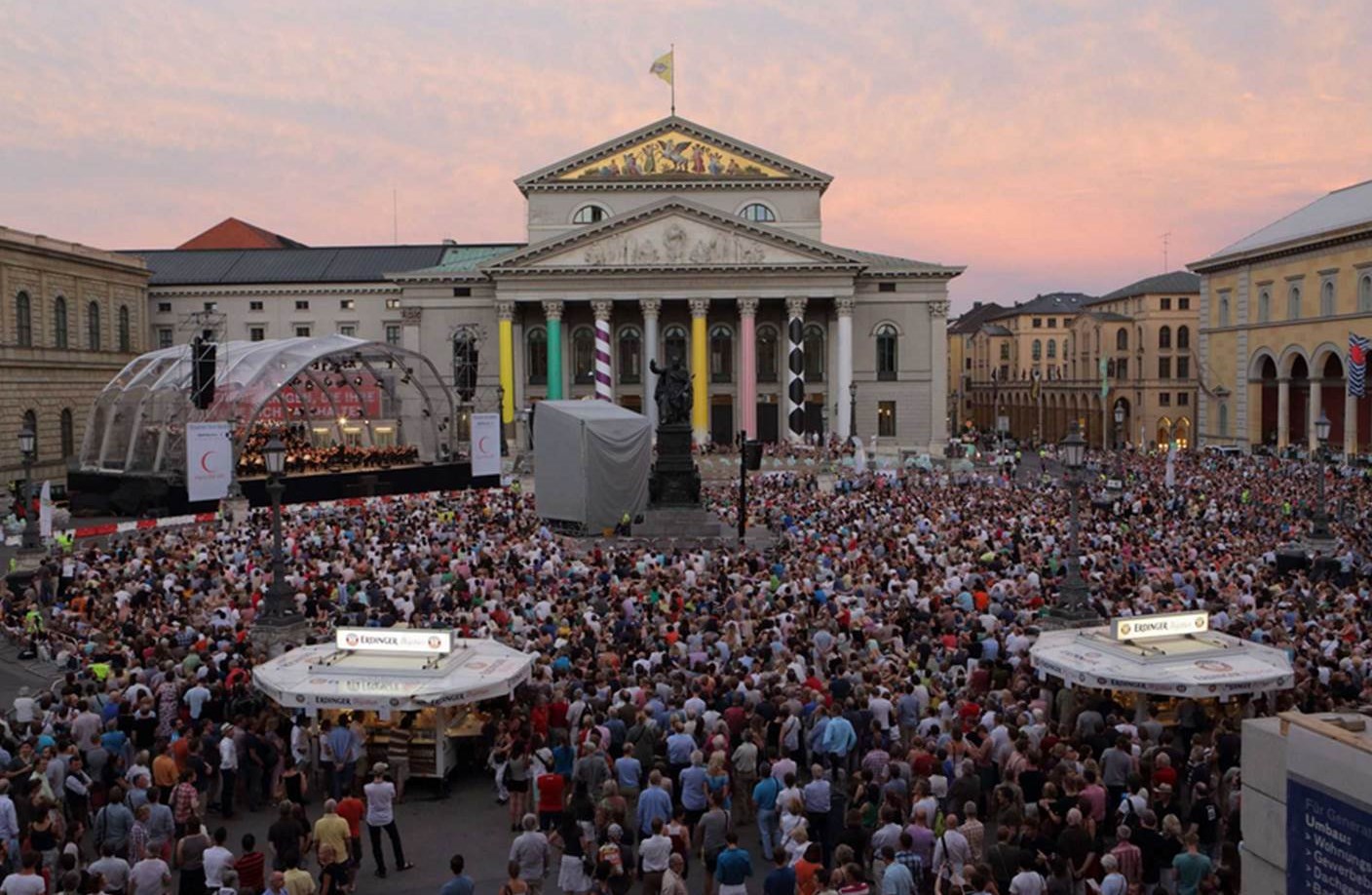 Die OPER FÜR ALLE in München, Max-Joseph-Platz, wird auch 2024 von BMW unterstützt (Bildquelle / Bildrechte BMW Group)