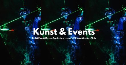 Kunst und Events - Eventtrends (Fotomotive: canva.com / Collage: EventMasterBook.de Redaktion)