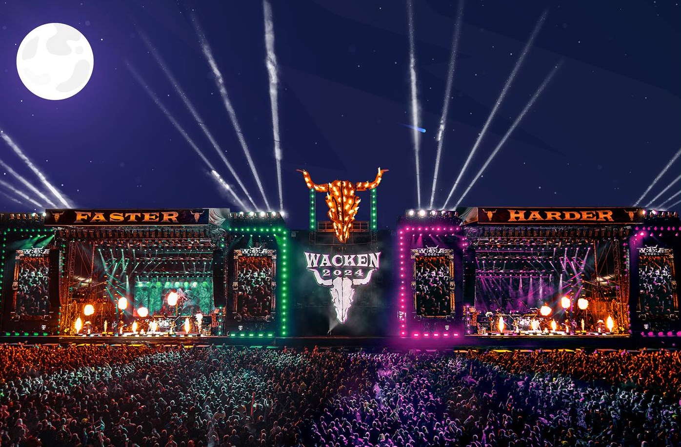 Wacken Open Air 2024, Festival Motiv (Quelle: Telekom)