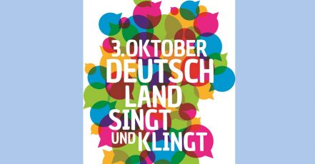 Key Visual der Initiative 3. Oktober – Deutschland singt und klingt (Bildquelle: Initiative 3. Oktober – Deutschland singt und klingt)