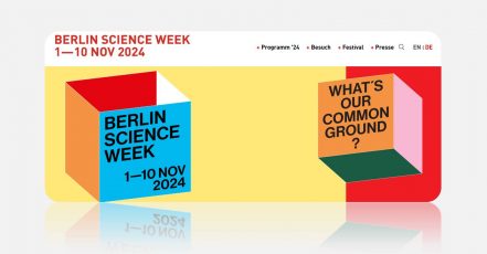Berlin Science Week 2024, Screenshot v. 02.10.2024 (berlinscienceweek.com)