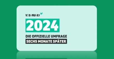 Cover-Motiv zur Veganuary Umfrage 2024 – 6 Monate später