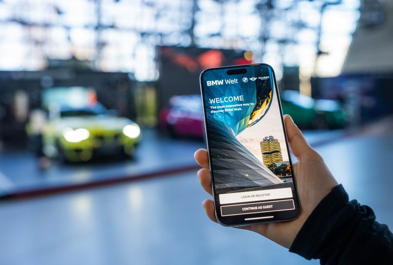 Die neue BMW Welt App ermöglicht immersive Erlebnisse vor Ort (Bildrechte: BMW Group)