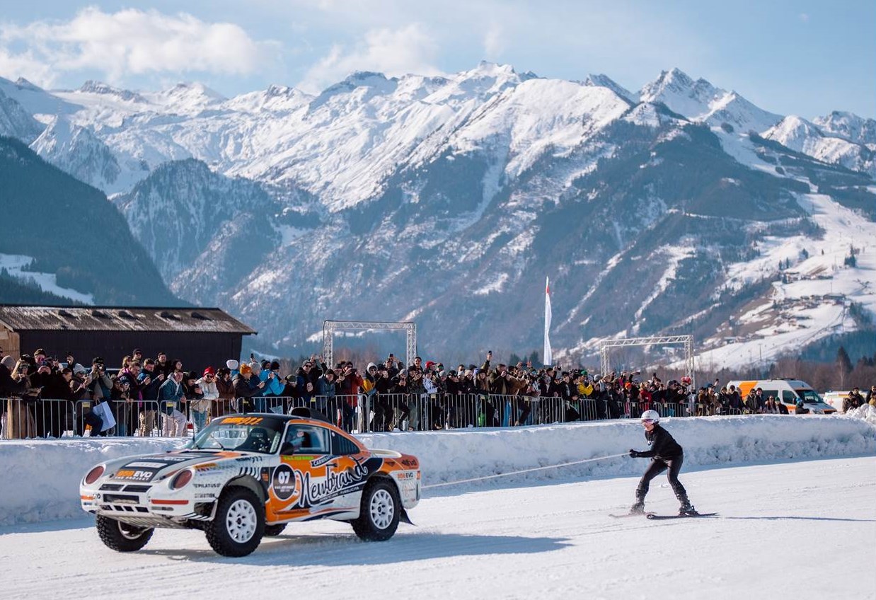 Szene vom spektakulären FAT Ice Race 2025 (Foto / Copyrights: MRO – Zell am See-Kaprun)