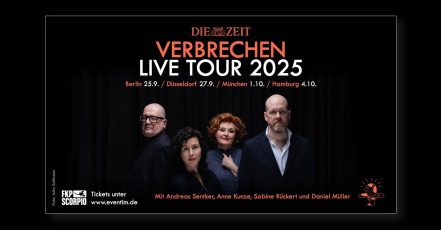 Ankündigung der ZEIT VERBRECHEN Arena-Tour 2025 (Foto: Julia Sellmann)