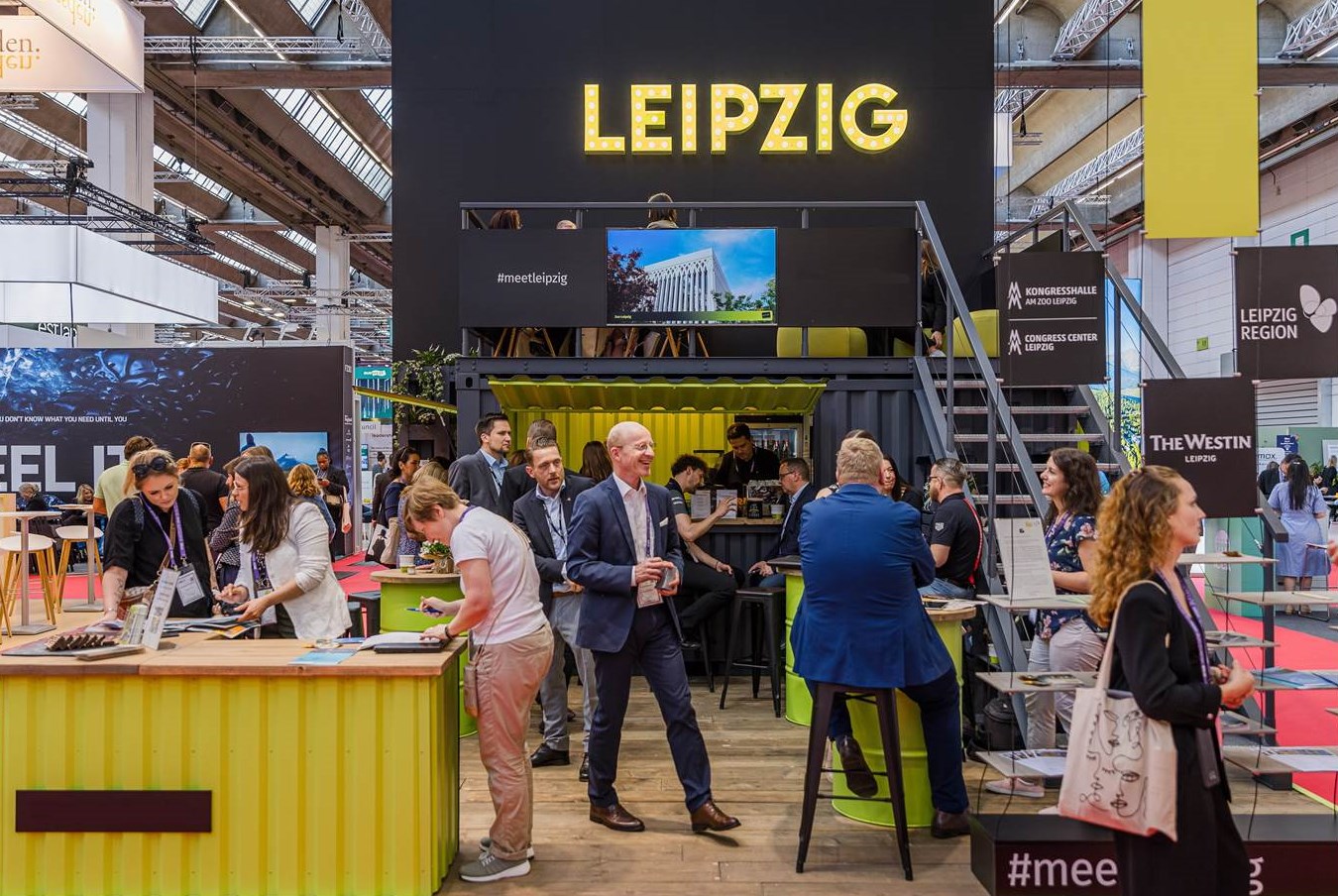 Der beliebte Container-Stand von Leipzig auf der IMEX (Copyright: David Straßburger)