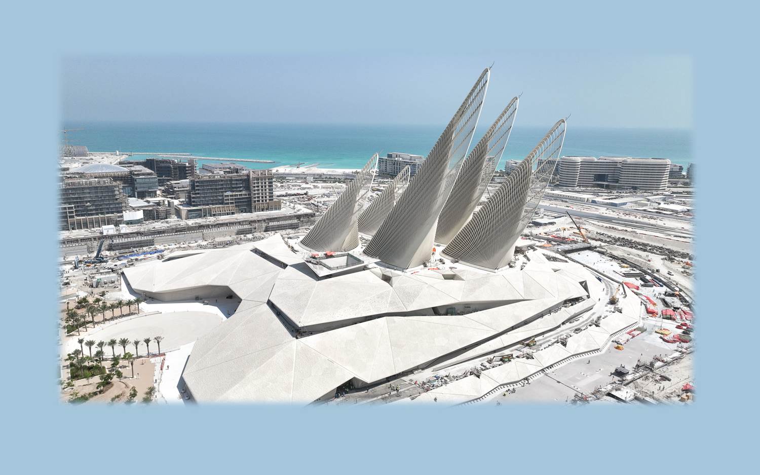 Das supermoderne Zayed National Museum, Nationalmuseum der Vereinigten Arabischen Emirate (VAE), wird im Dezember 2025 in Abu Dhabi eröffnet. (Bildrechte: Department of Culture and Tourism – Abu Dhabi)