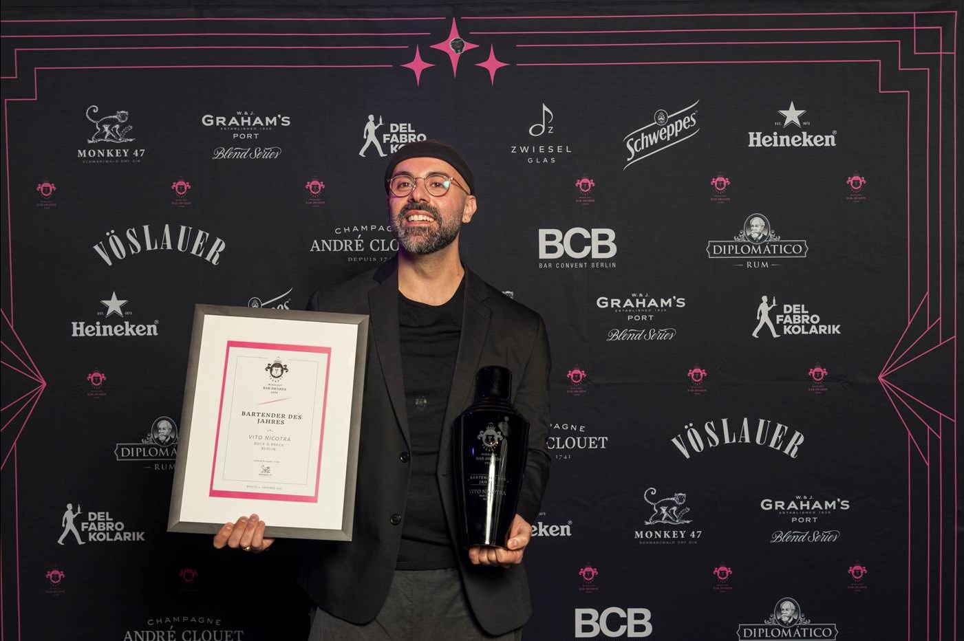 Mixology Bar Awards 2026 – Vito Nicotra ist der Bartender des Jahres (Foto: Katja Hiendlmayer)