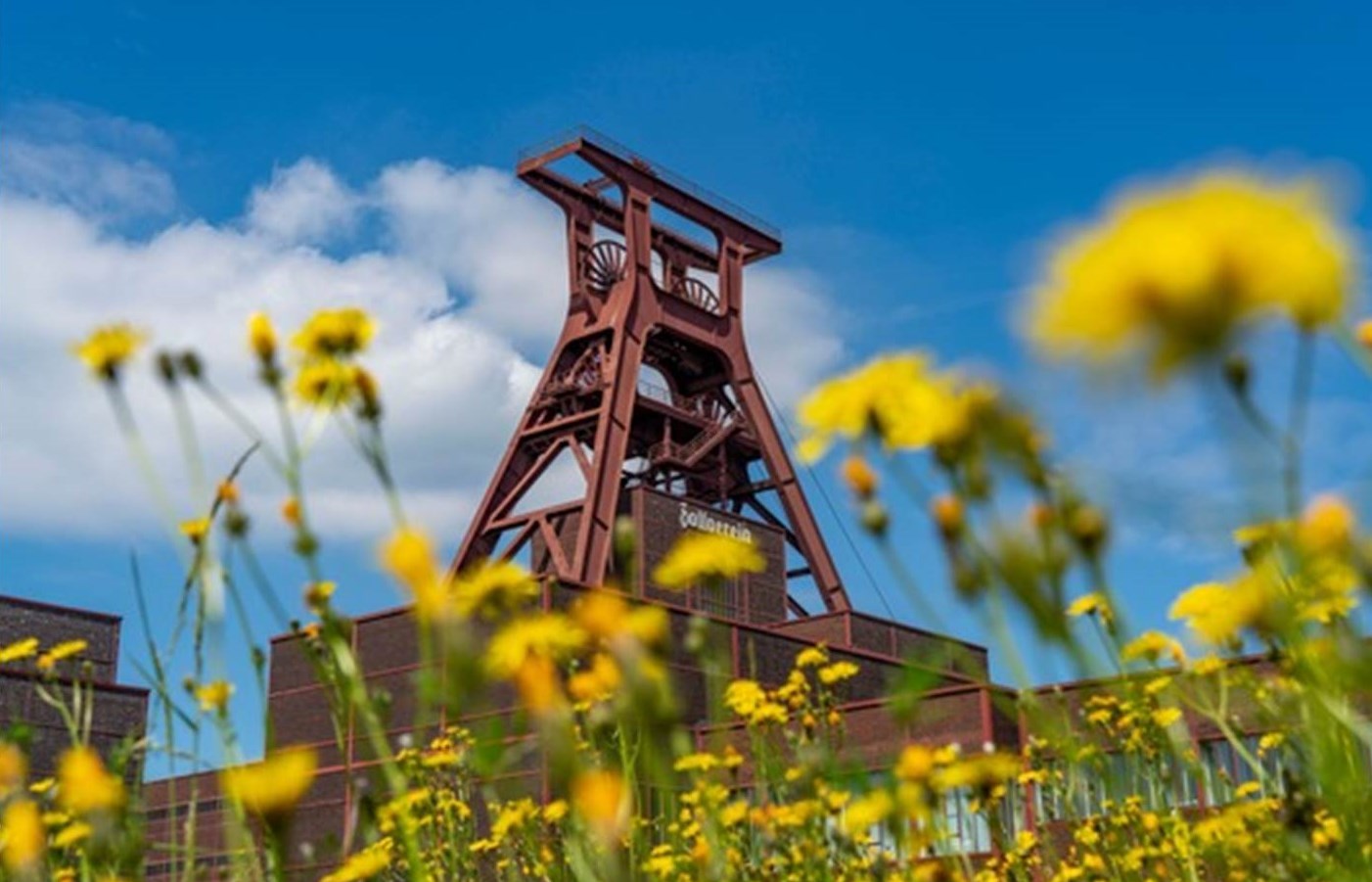 Der Doppelbock auf dem UNESCO-Welterbe Zollverein (Copyright: Stiftung Zollverein, Jochen Tack)