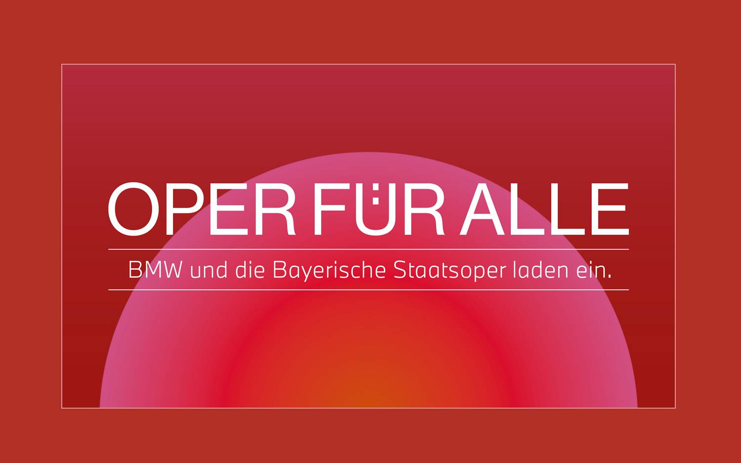 BMW Classics Konzert, Einladung, Oper für alle, BMW x Bayerische Staatsoper (Bildquelle / Bildrechte: BMW Group)