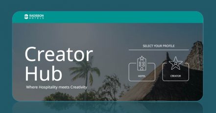 Titelbild: Radisson Creator Hub, Screenshot der Website v. 15.11.2025 (Quelle: https://www.radissoncreatorhub.com)