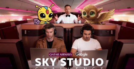 Sky Studio Challenge von Qatar Airways x Google (Bildquelle: Qatar Airways)