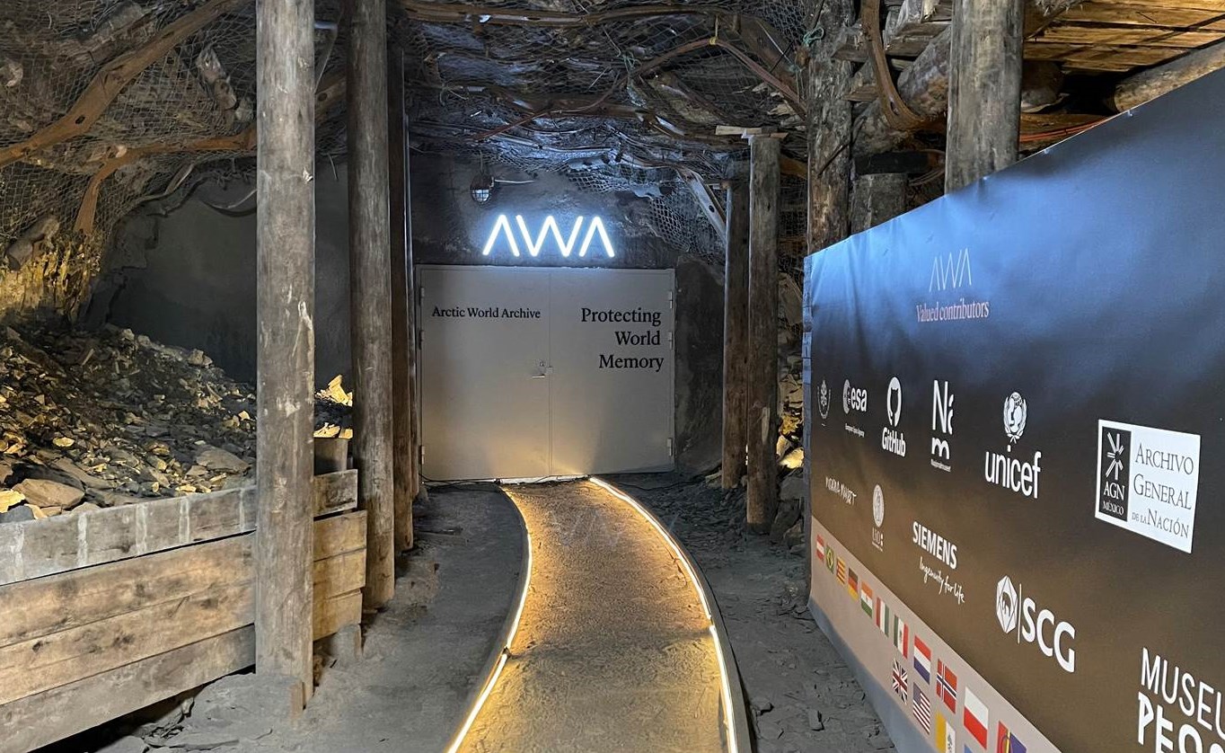 Arctic World Archive, Haupteingang (Bildquelle: Arctic World Archive AWA)