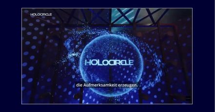 Titelbild: Screenshot aus dem Recap Video von HOLOCIRCLE auf der Euroshop 2026 in Düsseldorf