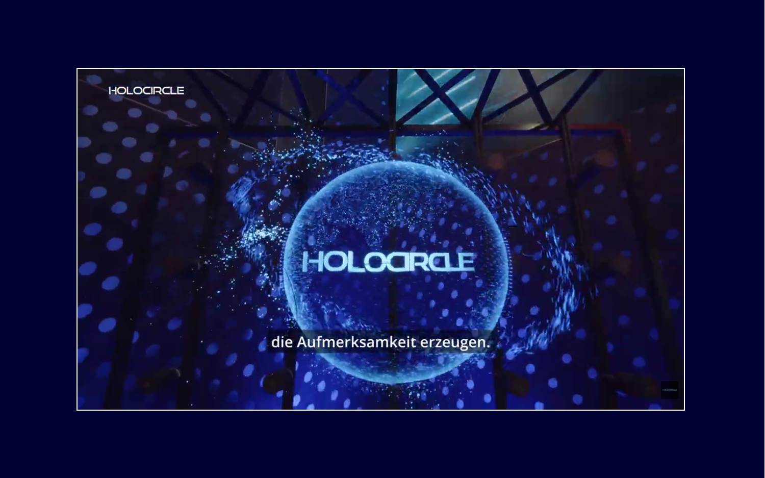 Titelbild: Screenshot aus dem Recap Video von HOLOCIRCLE auf der Euroshop 2026 in Düsseldorf