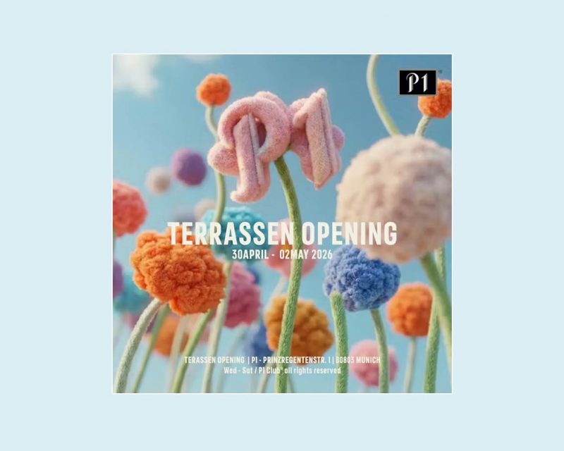 Das Terrassen Opening 2026 des ikonischen P1 Clubs in München wird von einer neuen Ticketing-Lösung in Zusammenarbeit mit DICE begleitet (Bildquelle: DICE / Fever)