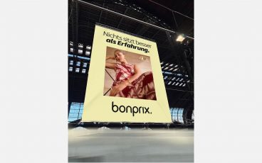 40 Jahre bonprix, Mockup, Jubiläumskampagne (Bildquelle: bonprix)