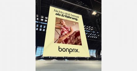 40 Jahre bonprix, Mockup, Jubiläumskampagne (Bildquelle: bonprix)