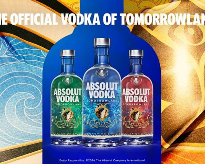Tomorrowland Limited Edition 2026 von Absolut Vodka (Quelle: Pernod Ricard)