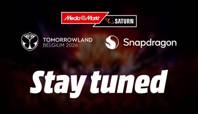Titelbild: MediaMarktSaturn x Snapdragon x Tomorrowland Festival, Visual zur Kooperation 2026 (Bildquelle: MediaMarktSaturn Retail Group)