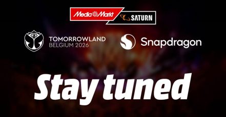 Titelbild: MediaMarktSaturn x Snapdragon x Tomorrowland Festival, Visual zur Kooperation 2026 (Bildquelle: MediaMarktSaturn Retail Group)