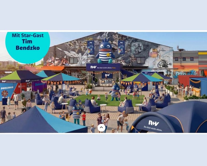 Screenshot der Familienfest Website (Quelle: www.ruv.de, Rubrik Vorsorge Gedankenkreisel Familienfest)