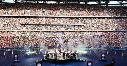 The Killers live bei der Pepsi UEFA Champions League Kick Off Show 2026, Budapest (Quelle / Copyright: PepsiCo)