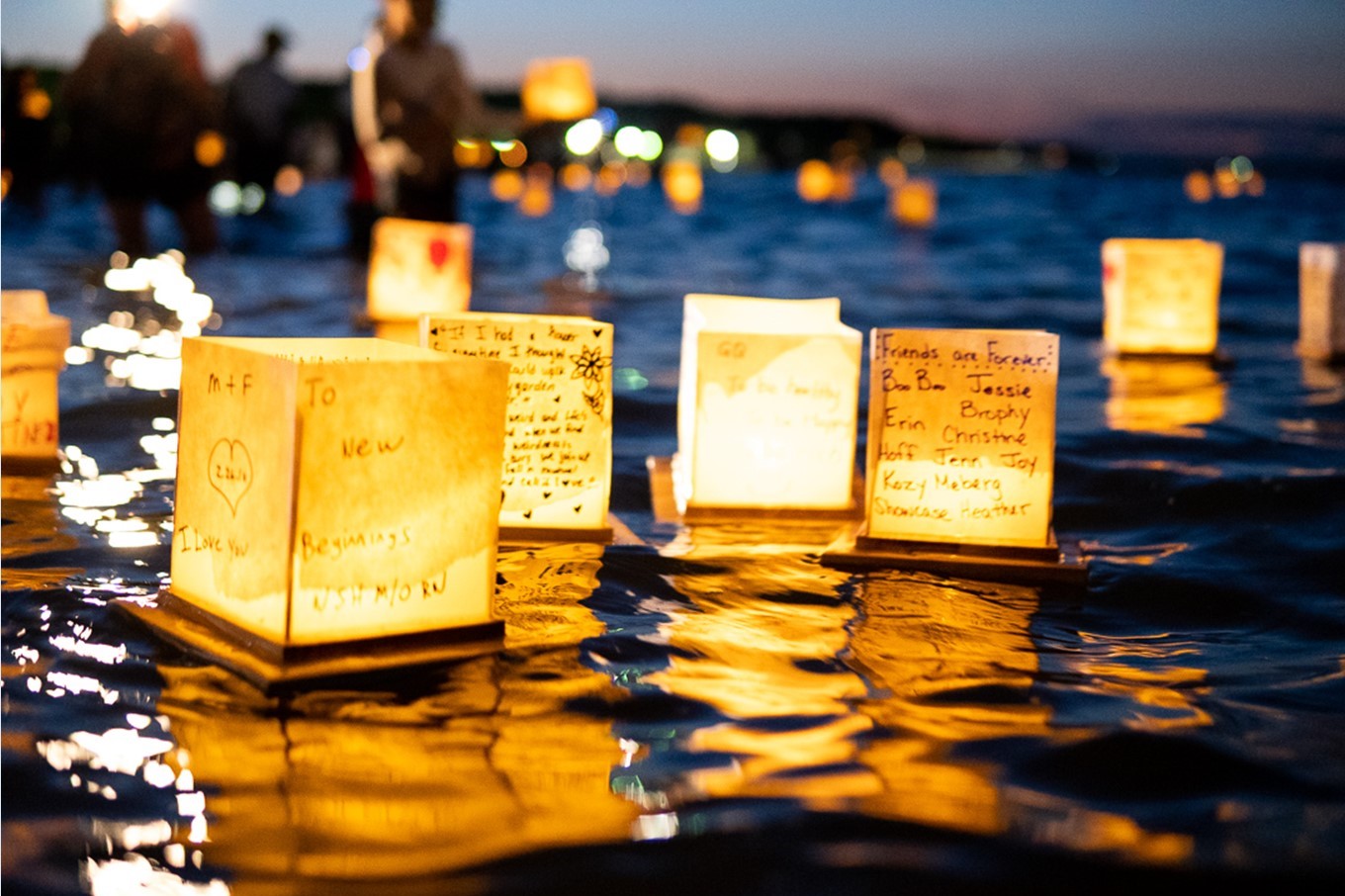 Impressionen vom Water Lantern Festival (Copyright: Fever)