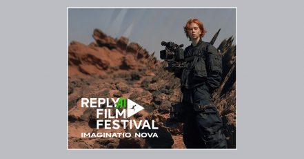 Titelbild: Visual zum Reply AI Film Festival 2026 (Copyright: Reply Deutschland SE)