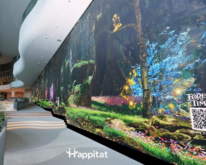 Start des phygitalen Forest of Time Erlebnisses in der neuen Mixed-Use-Destination Happitat Bangkok (Bildquelle: BoraBora Studios)