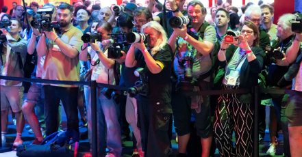 Szene vom Eröffnungsrundgang zur gamescom 2025 (Quelle / Copyright: Koelnmesse)