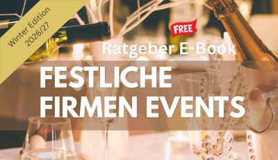 EventMaster.Club E-Book Visual – Festliche Firmen-Events, Winter Edition 2026-27 (Bilddesign: EventMaster.Club Redaktion, Hintergrundbild: Canva Bildarchiv)