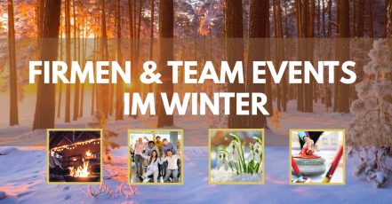 Firmen-Events und Team-Events im Winter, Ratgeberbeitrag EventMasterBook (Bildmotiv: EventMasterBook.de Redaktion, Foto: Canva Stock)